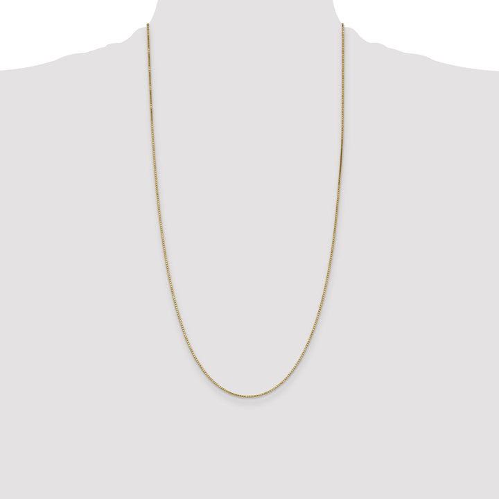 14K Yellow Gold 1.1mm Box Chain