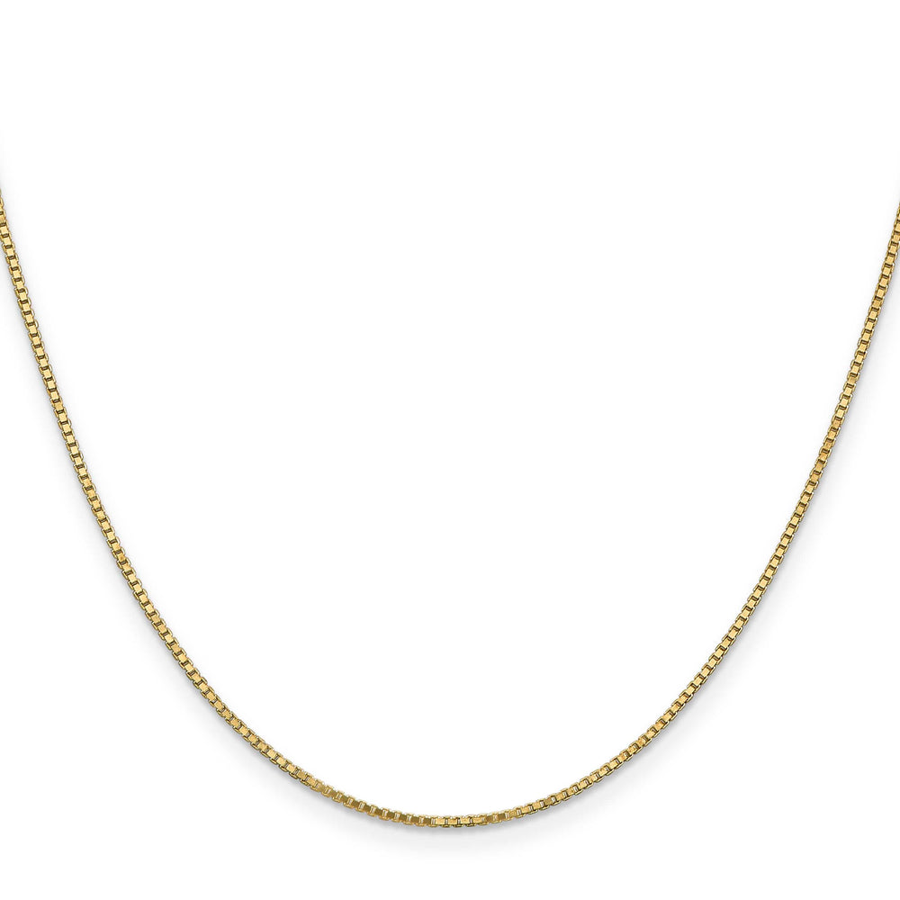 14K Yellow Gold 1.1mm Box Chain