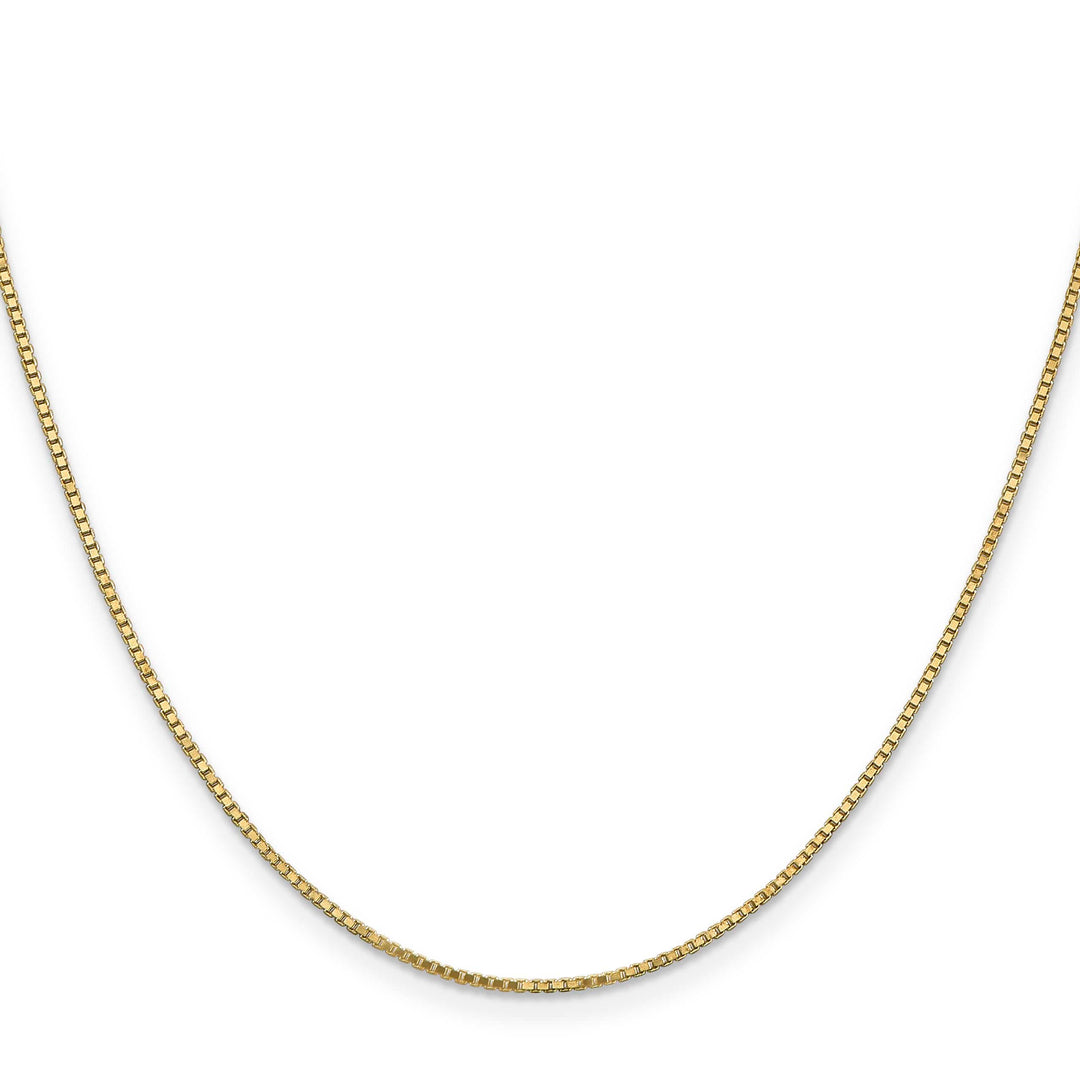 14K Yellow Gold 1.1mm Box Chain