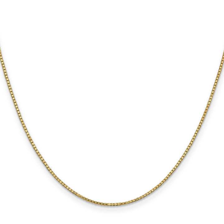 14K Yellow Gold 1.1mm Box Chain