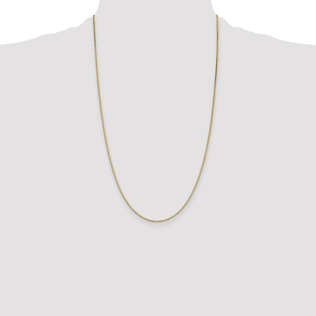 14K Yellow Gold 1.1mm Box Chain