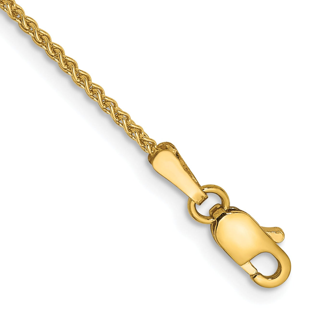 14K Yellow Gold 1.25mm Spiga Bracelet 6 Inch