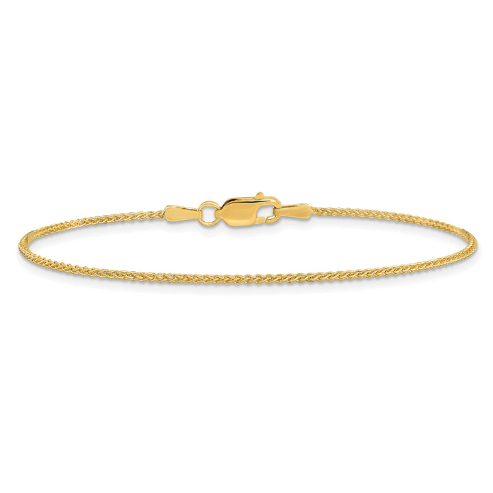 14K Yellow Gold 1.25mm Spiga Bracelet 6 Inch