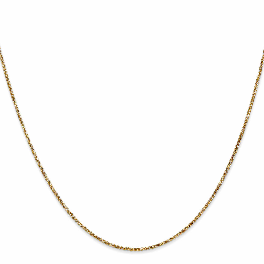 14K Yellow Gold 1.25mm Spiga Chain 14 Inch