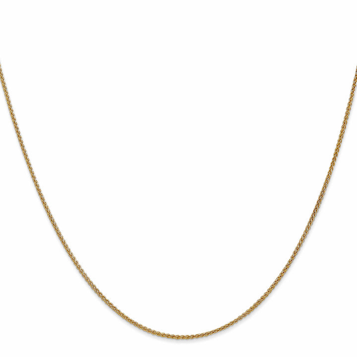 14K Yellow Gold 1.25mm Spiga Chain 14 Inch