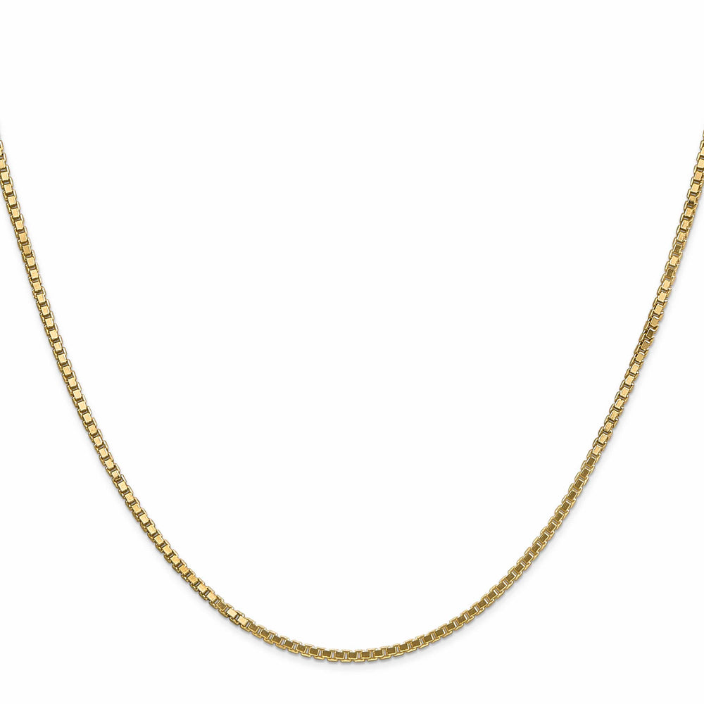 14K Yellow Gold 1.5mm Box Chain