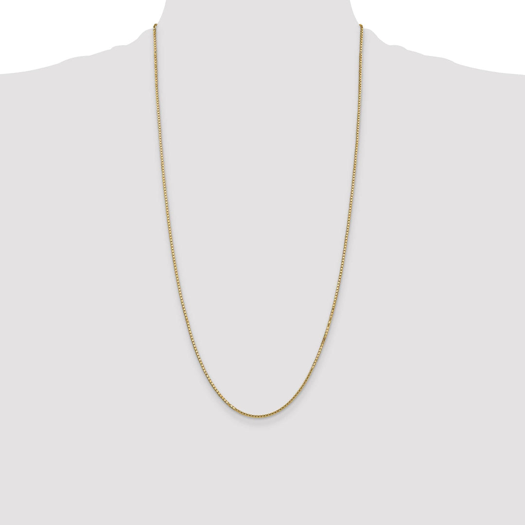14K Yellow Gold 1.5mm Box Chain