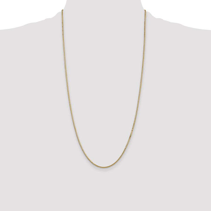 14K Yellow Gold 1.5mm Box Chain