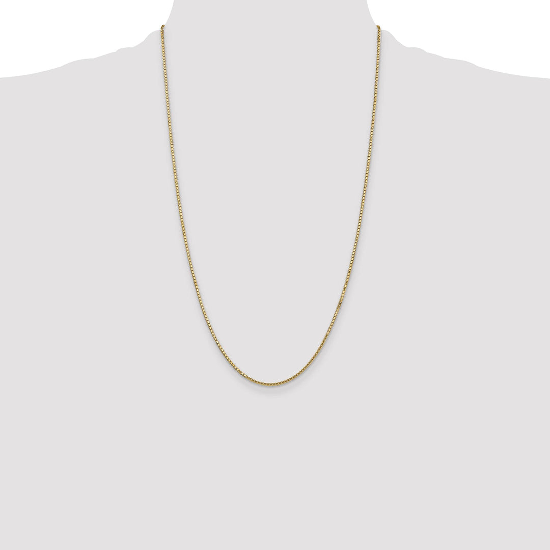 14K Yellow Gold 1.5mm Box Chain