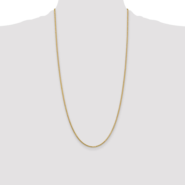 14K Yellow Gold 1.9mm Box Chain