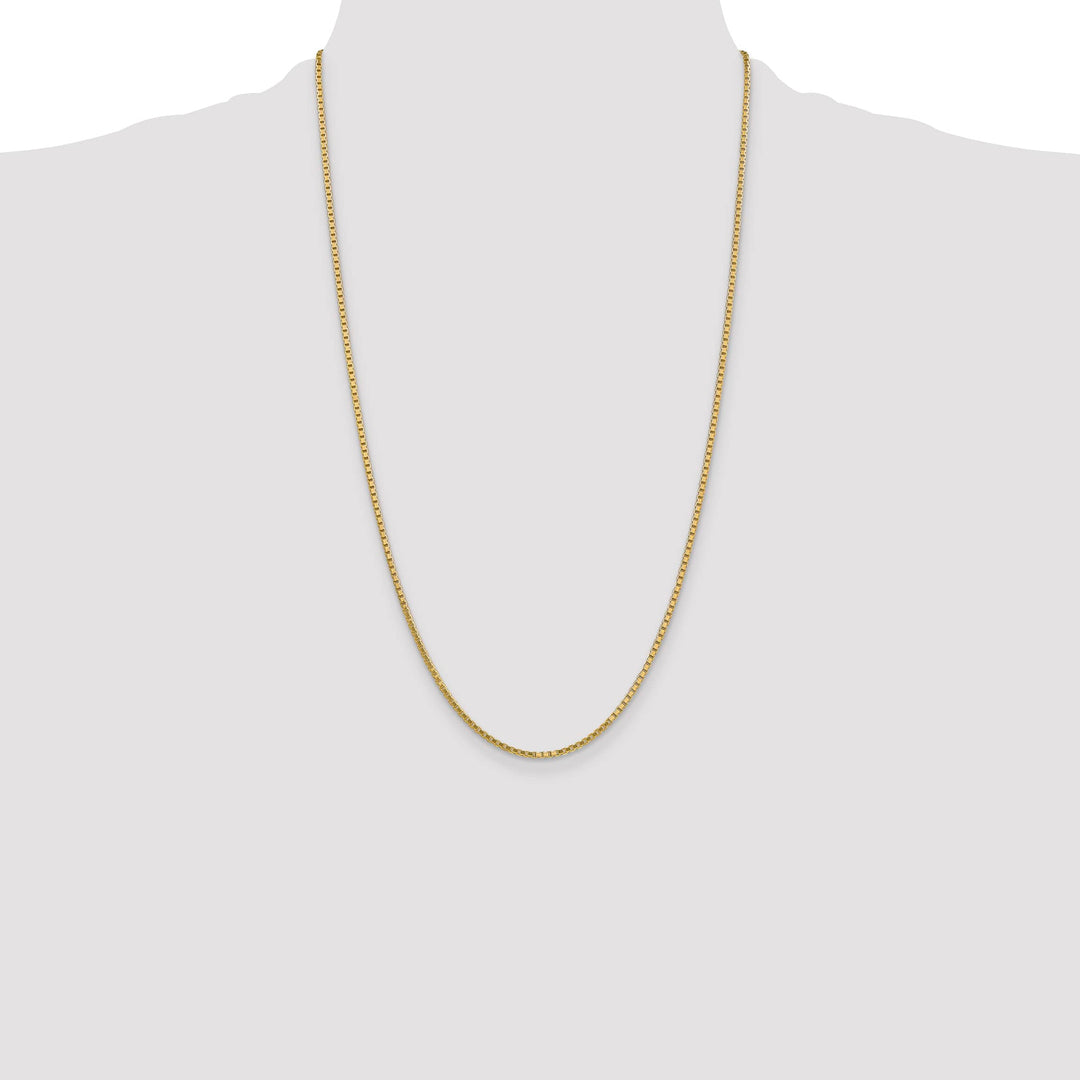 14K Yellow Gold 1.9mm Box Chain