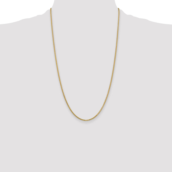 14K Yellow Gold 1.9mm Box Chain