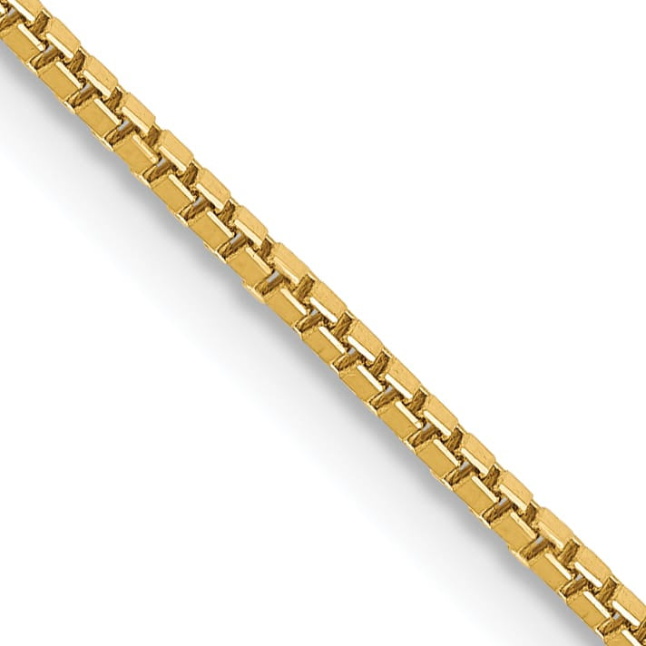 14K Yellow Gold 1mm Box Chain