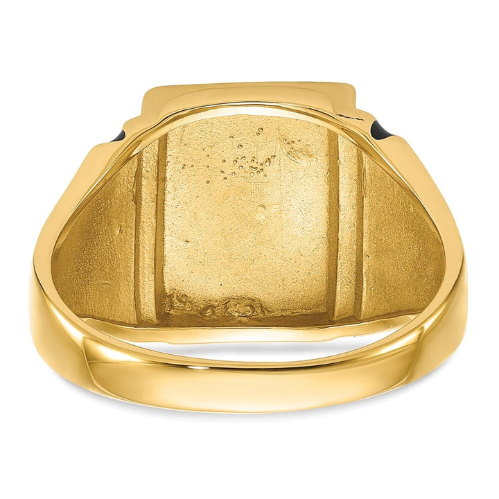 14k Yellow Gold 2.8 mm IB Goodman (No Enamel) Masonic Men's Ring