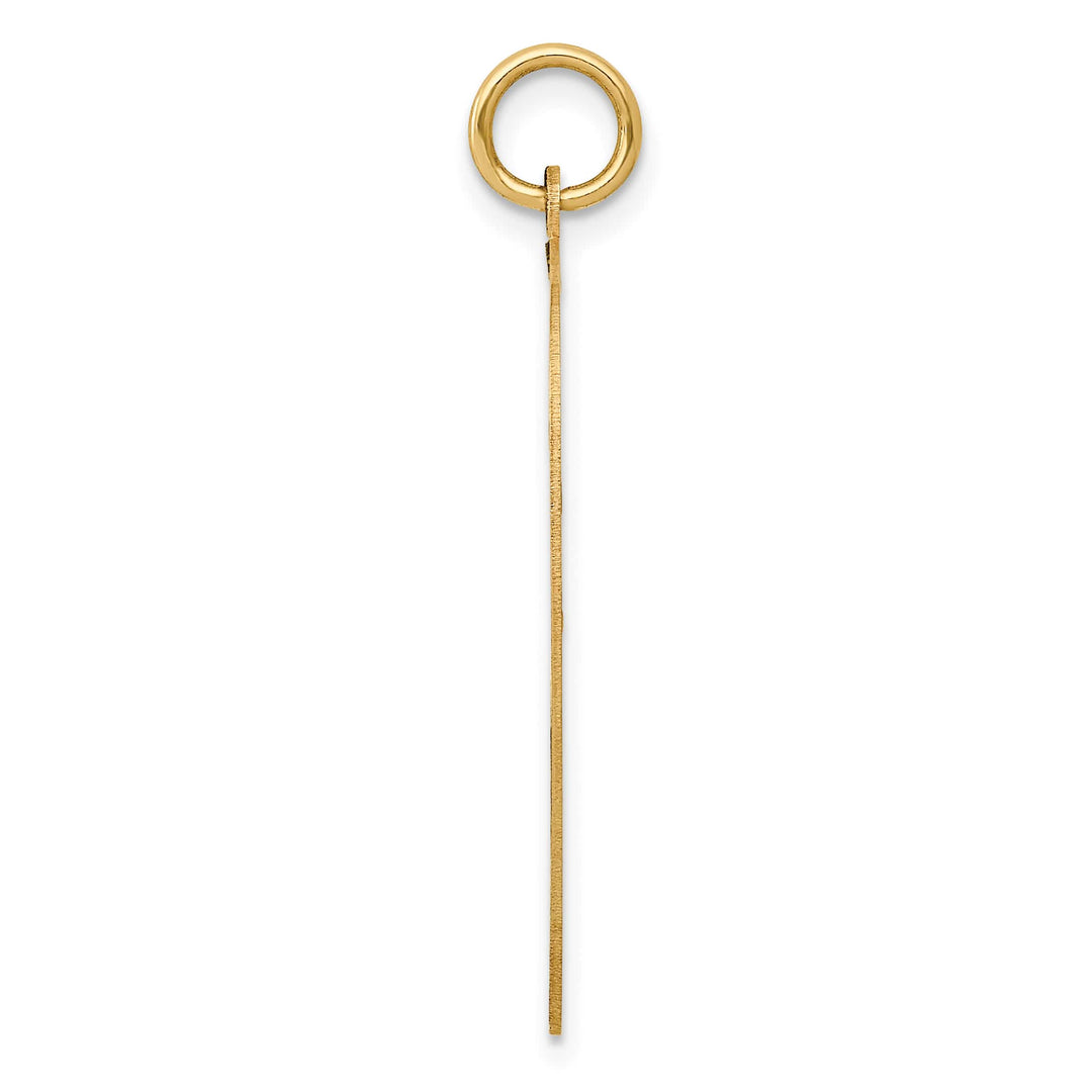 14K Yellow Gold 2-Piece Engravable 24mm Heart Charm Set