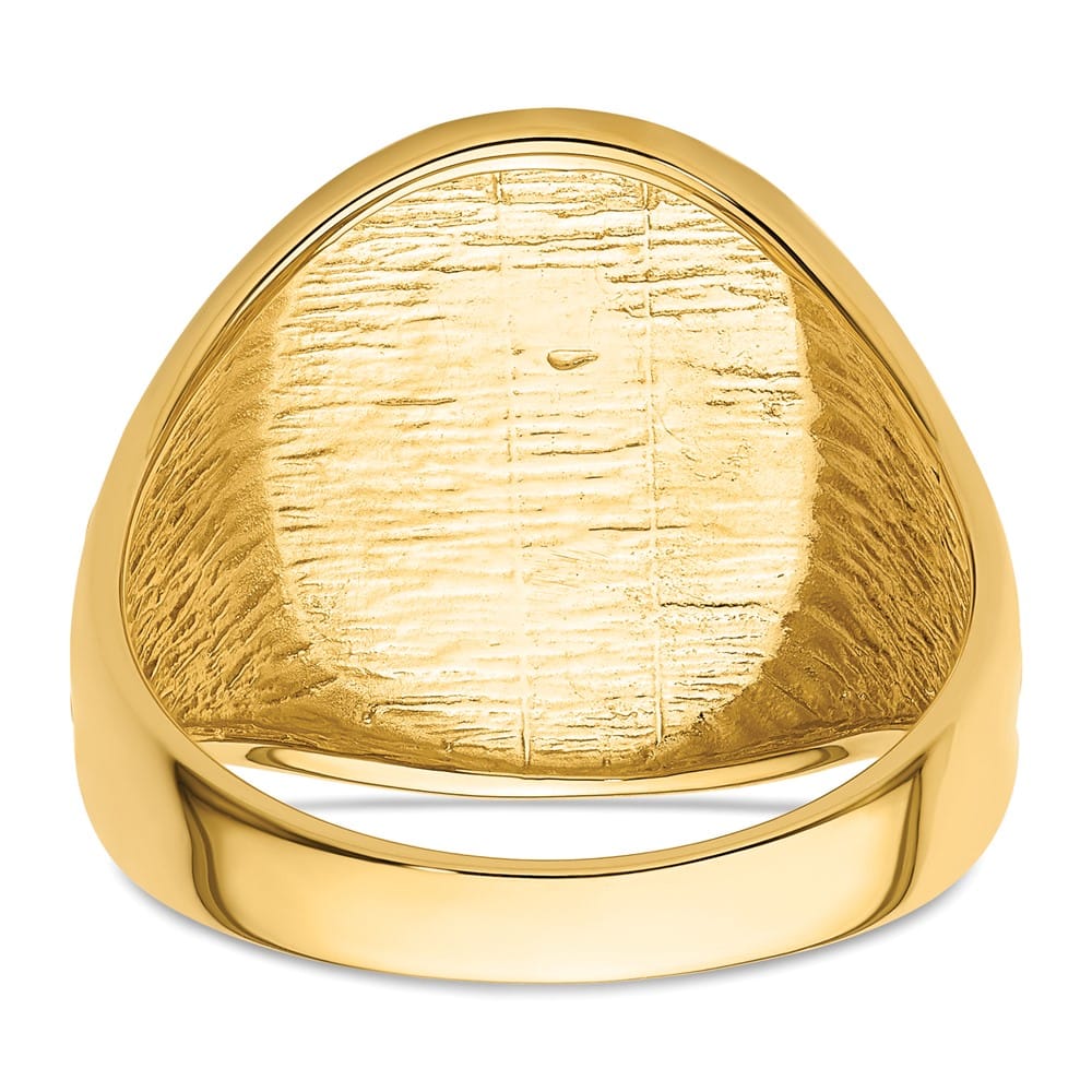 14k Yellow Gold 3.15 mm IB Goodman (No Enamel) Masonic Men's Ring