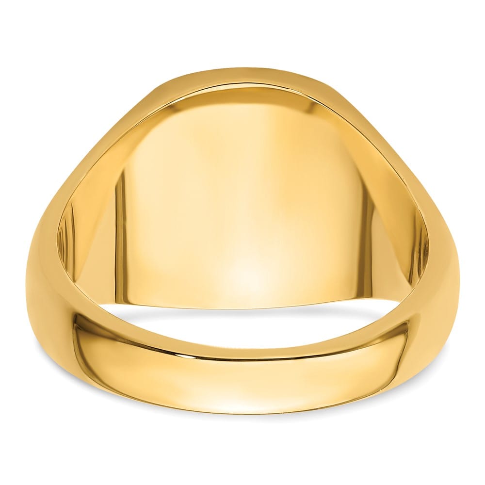 14k Yellow Gold 3.8 mm IB Goodman (No Enamel) Masonic Men's Ring