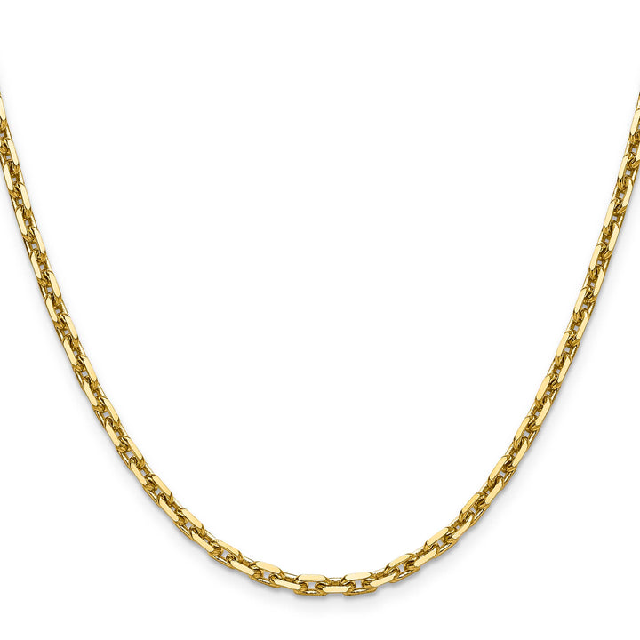 14K Yellow Gold 3.90mm D.C. French Link Chain 18 Inch