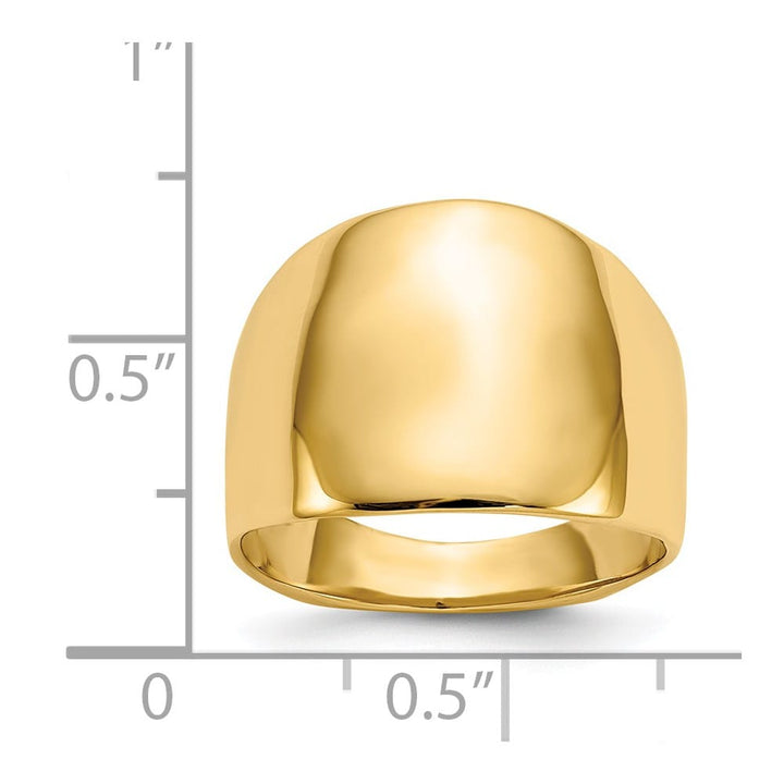14k Yellow Gold 3 mm Polished Dome Ring Ladies Stock Size 7 Ring Are Refundable