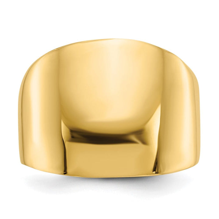 14k Yellow Gold 3 mm Polished Dome Ring Ladies Stock Size 7 Ring Are Refundable