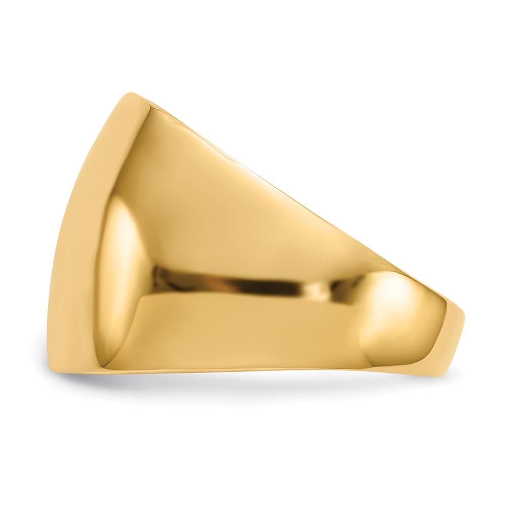 14k Yellow Gold 3 mm Polished Dome Ring Ladies Stock Size 7 Ring Are Refundable