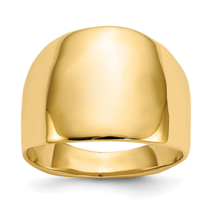 14k Yellow Gold 3 mm Polished Dome Ring Ladies Stock Size 7 Ring Are Refundable