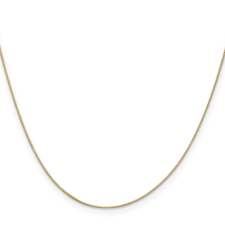 14K Yellow Gold .5mm Box Chain