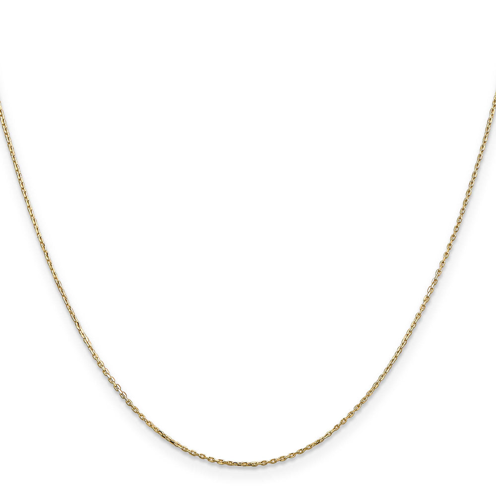 14K Yellow Gold .8mm D.C. Cable Chain 26 Inch