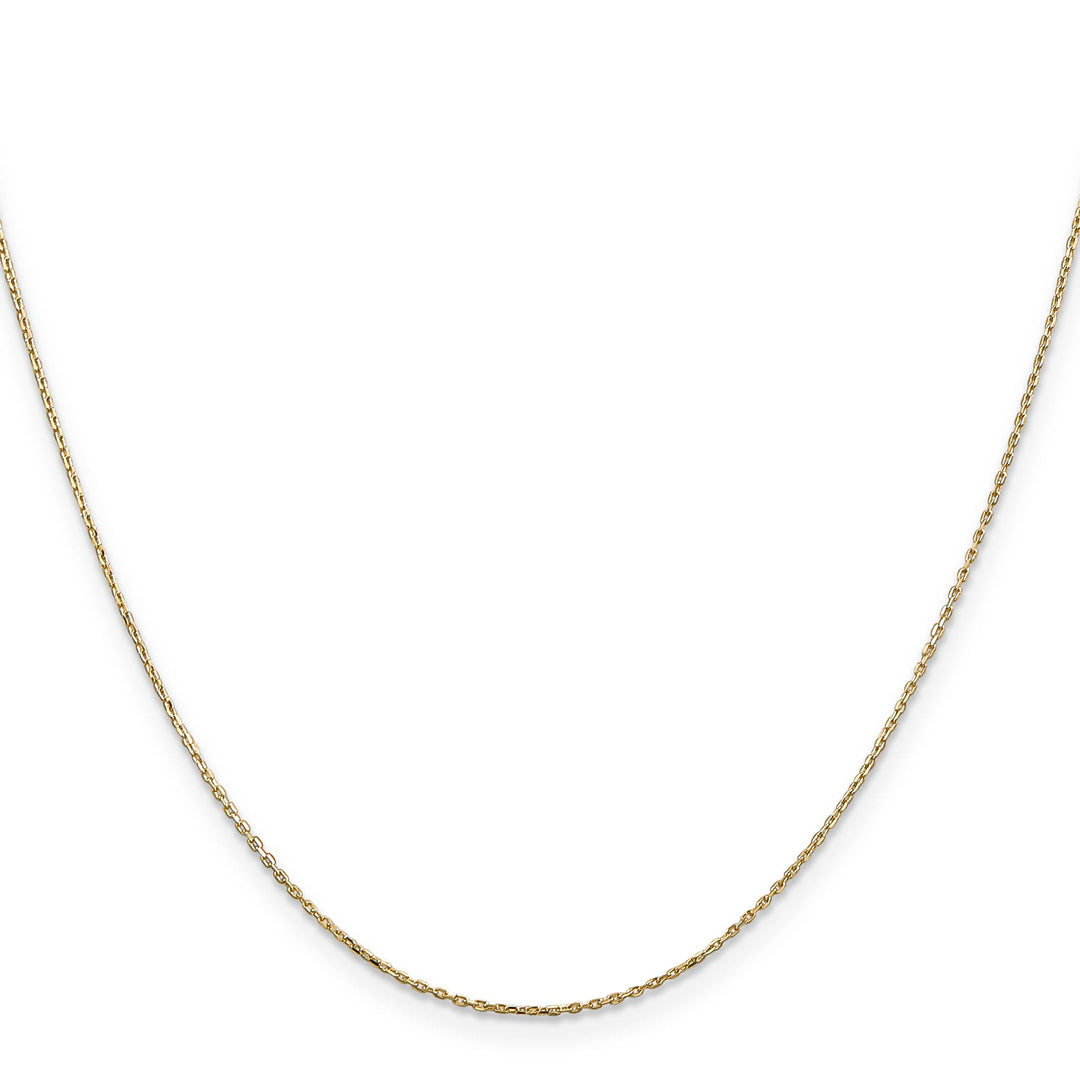 14K Yellow Gold .8mm D.C. Cable Chain 26 Inch