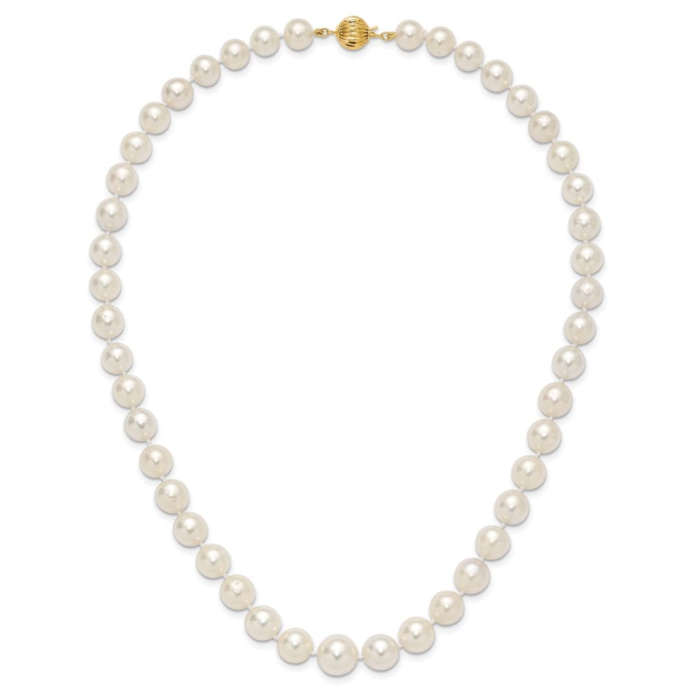 14K Yellow Gold 9.5-12mm South Sea Cultured Pearl 18 inch Necklace