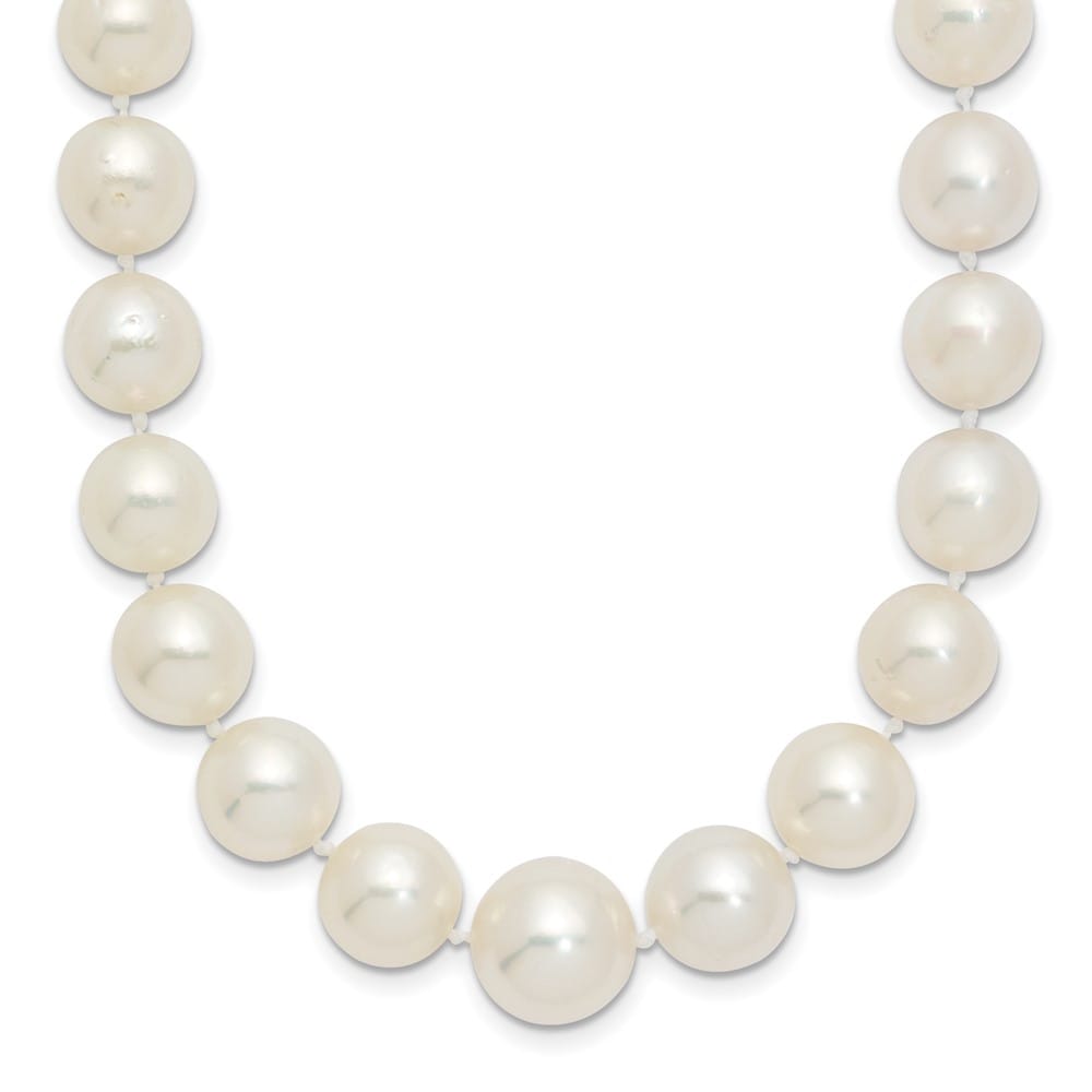 14K Yellow Gold 9.5-12mm South Sea Cultured Pearl 18 inch Necklace