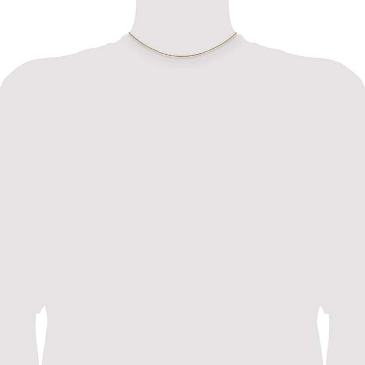 14K Yellow Gold .95mm Box Chain 14 Inch