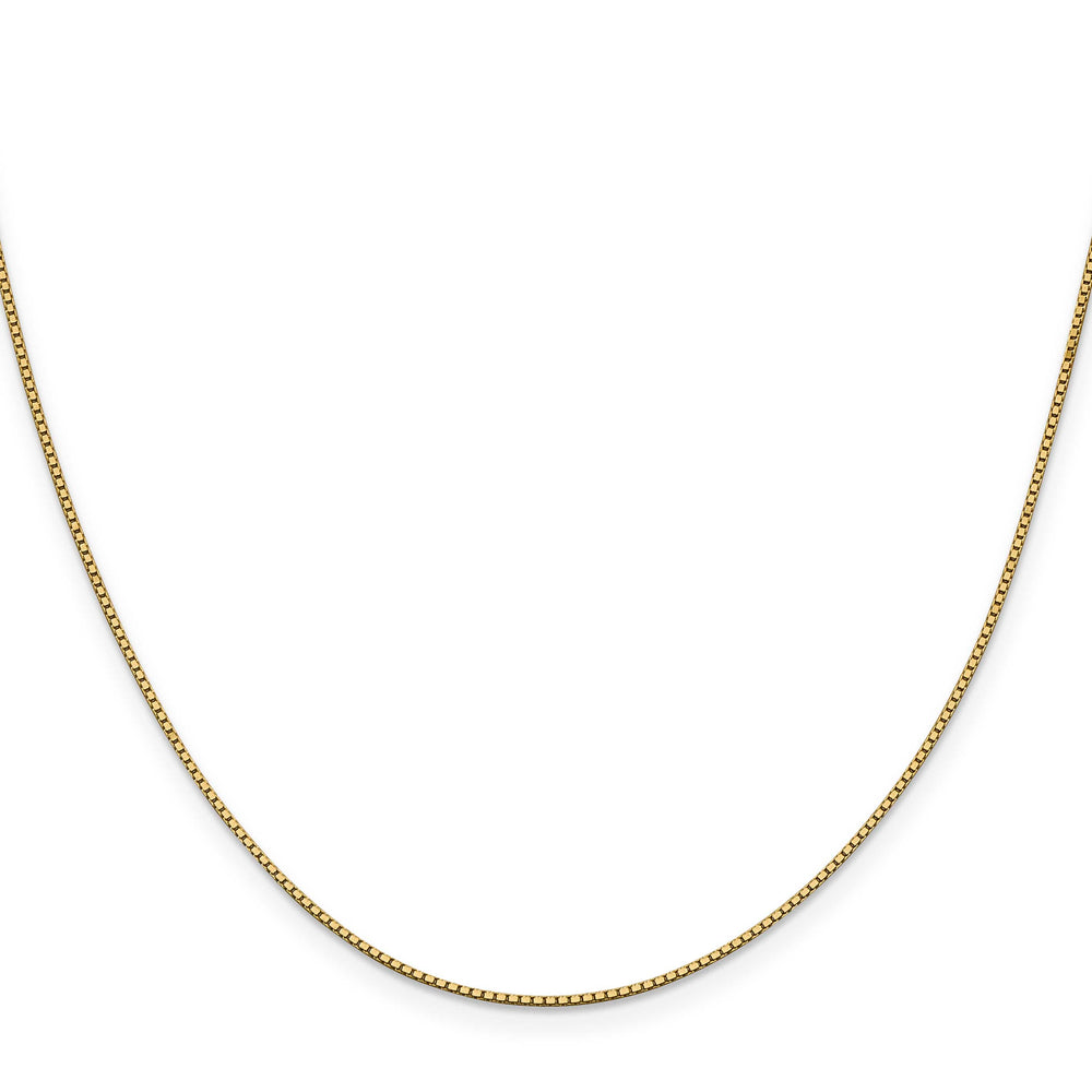 14K Yellow Gold .95mm Box Chain 14 Inch