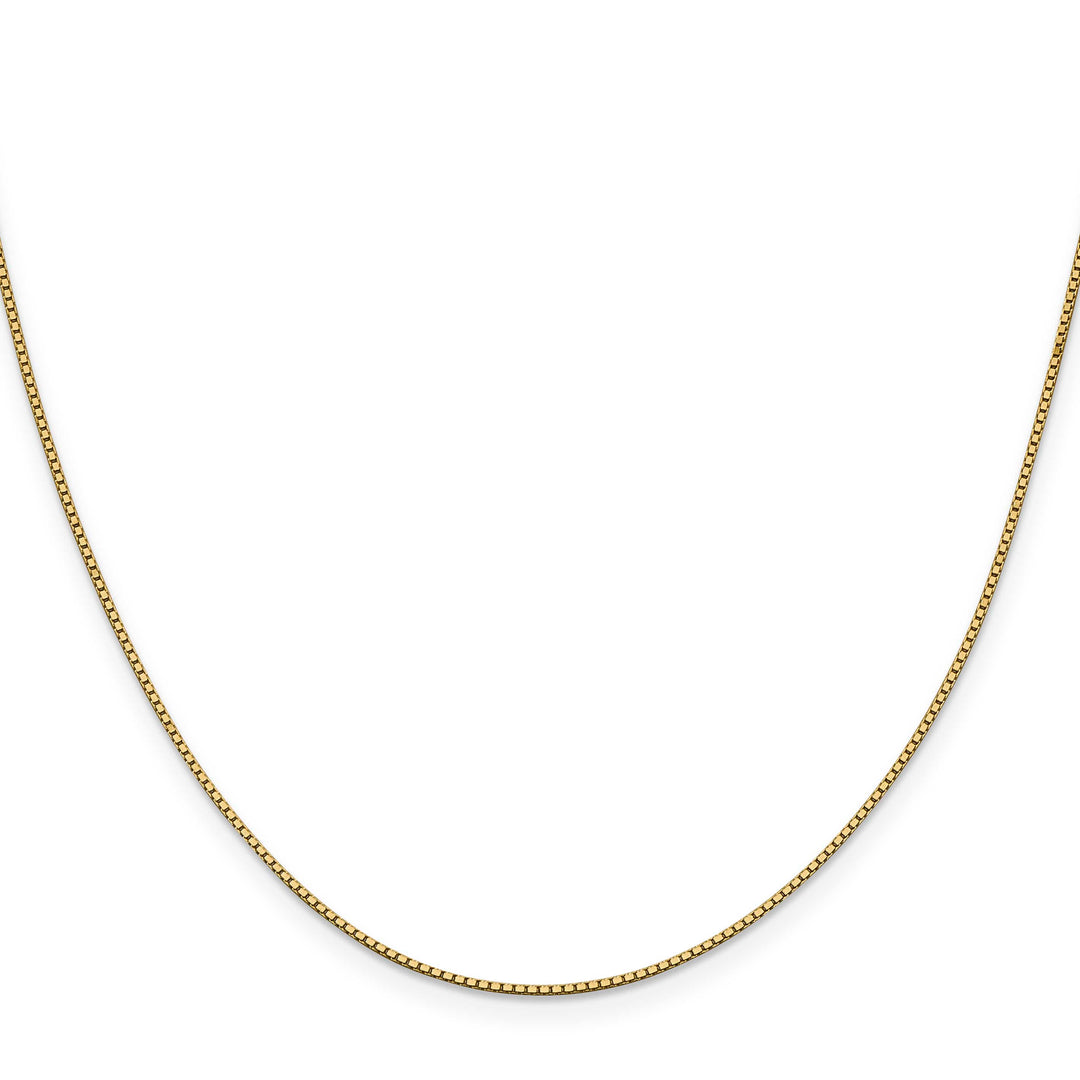 14K Yellow Gold .95mm Box Chain 14 Inch