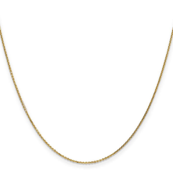 14K Yellow Gold .95mm D.C. Cable Chain 14 Inch