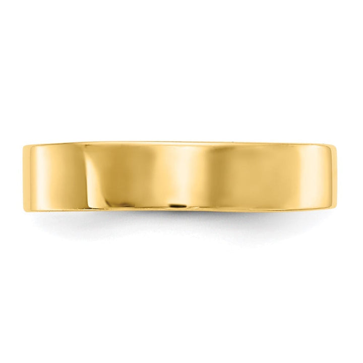 14k Yellow Gold Adjustable Polished 3mm Band Toe Ring
