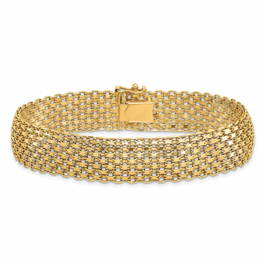 14K Yellow Gold Bracelet 8 Inch