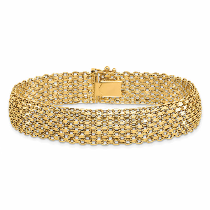14K Yellow Gold Bracelet 8 Inch