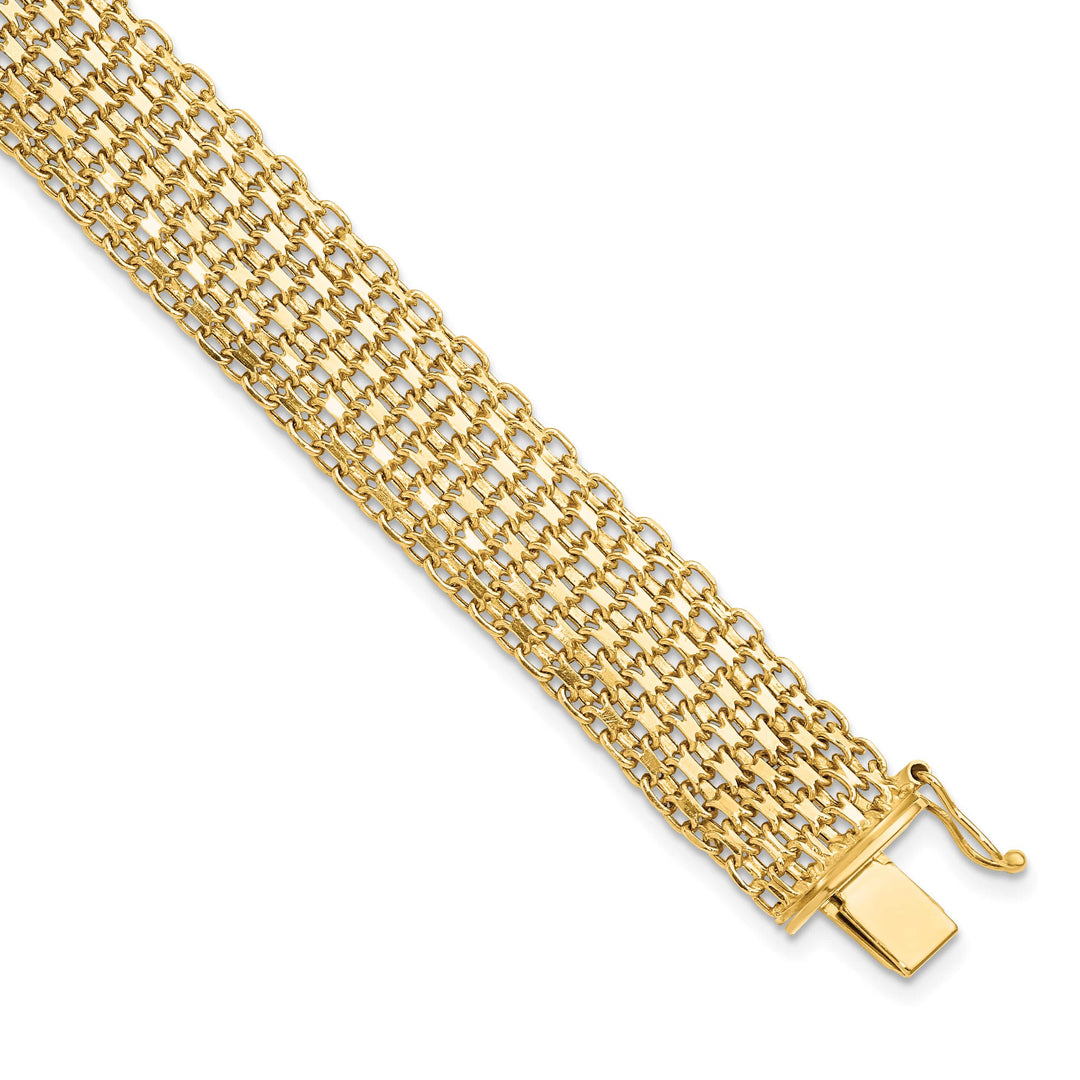 14K Yellow Gold Bracelet 8 Inch