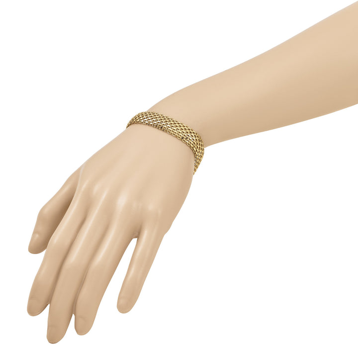 14K Yellow Gold Bracelet 8 Inch