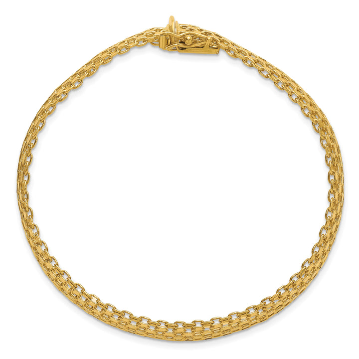 14K Yellow Gold Bracelet 8 Inch