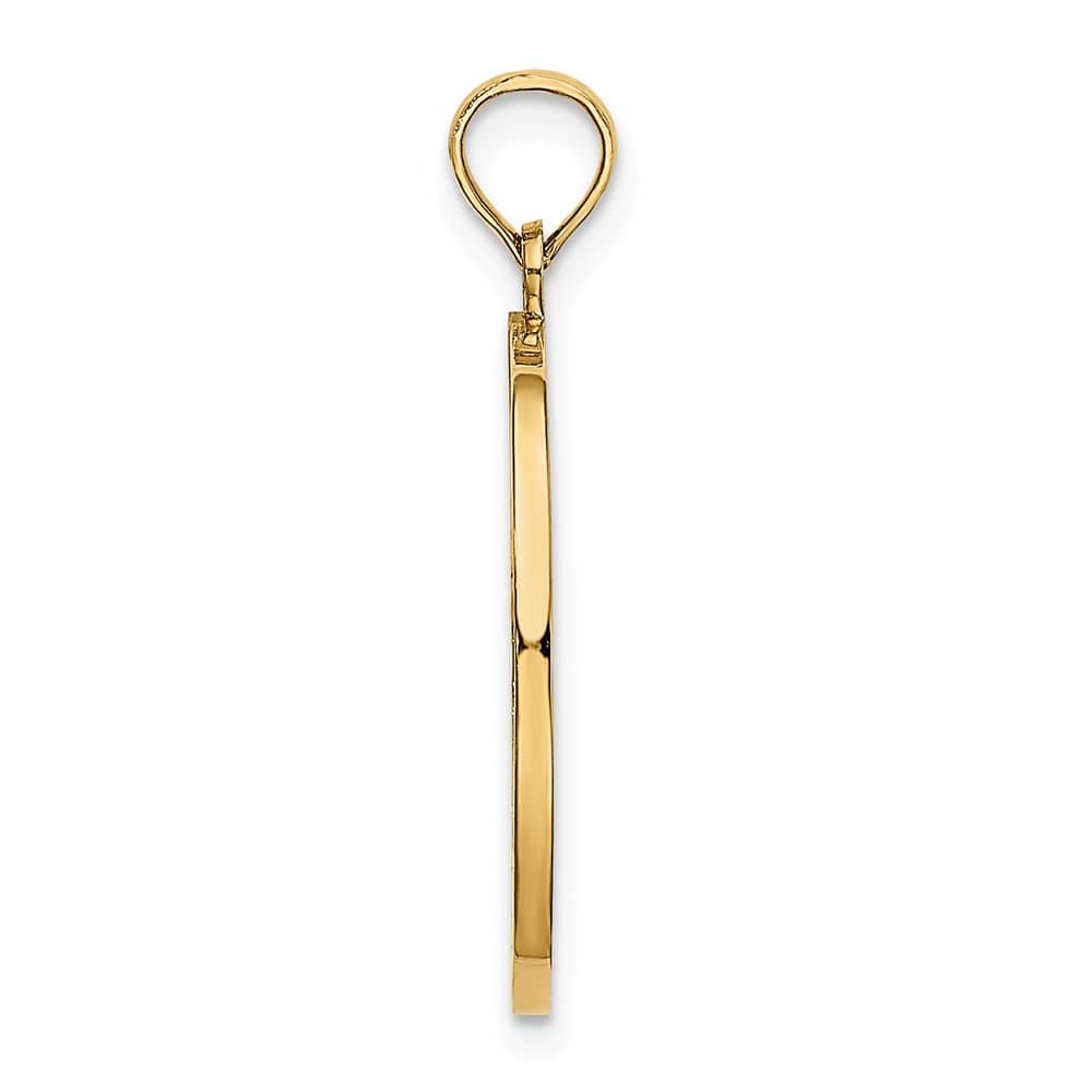 14K Yellow Gold Child's Prayer Girl/Now I Lay Me Down to Sleep Charm
