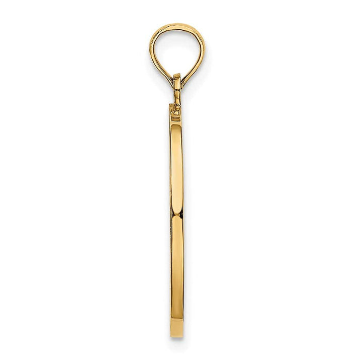 14K Yellow Gold Child's Prayer Girl/Now I Lay Me Down to Sleep Charm