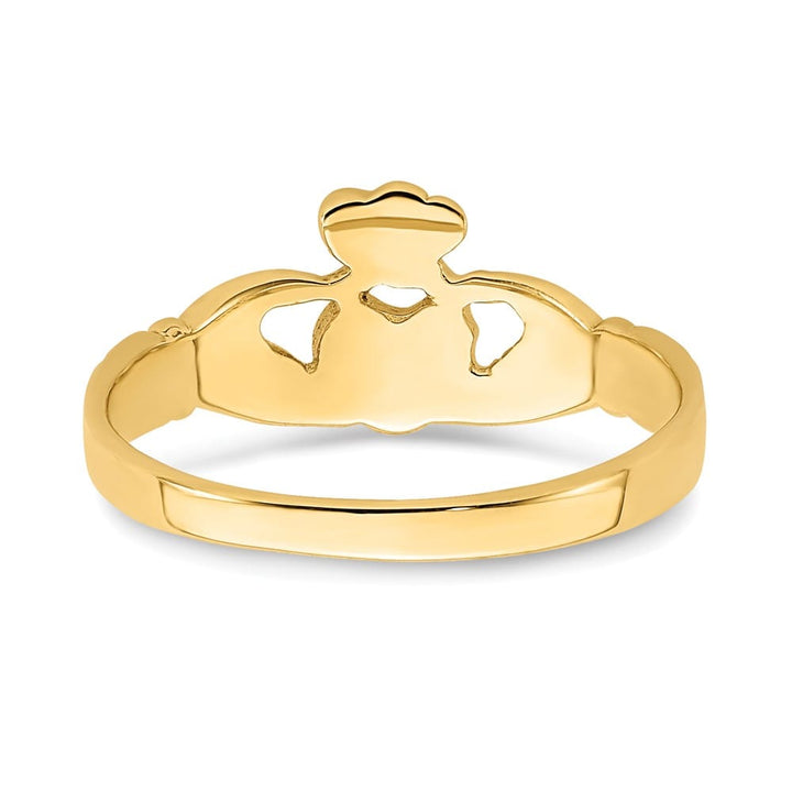 14k Yellow Gold Claddagh Ring