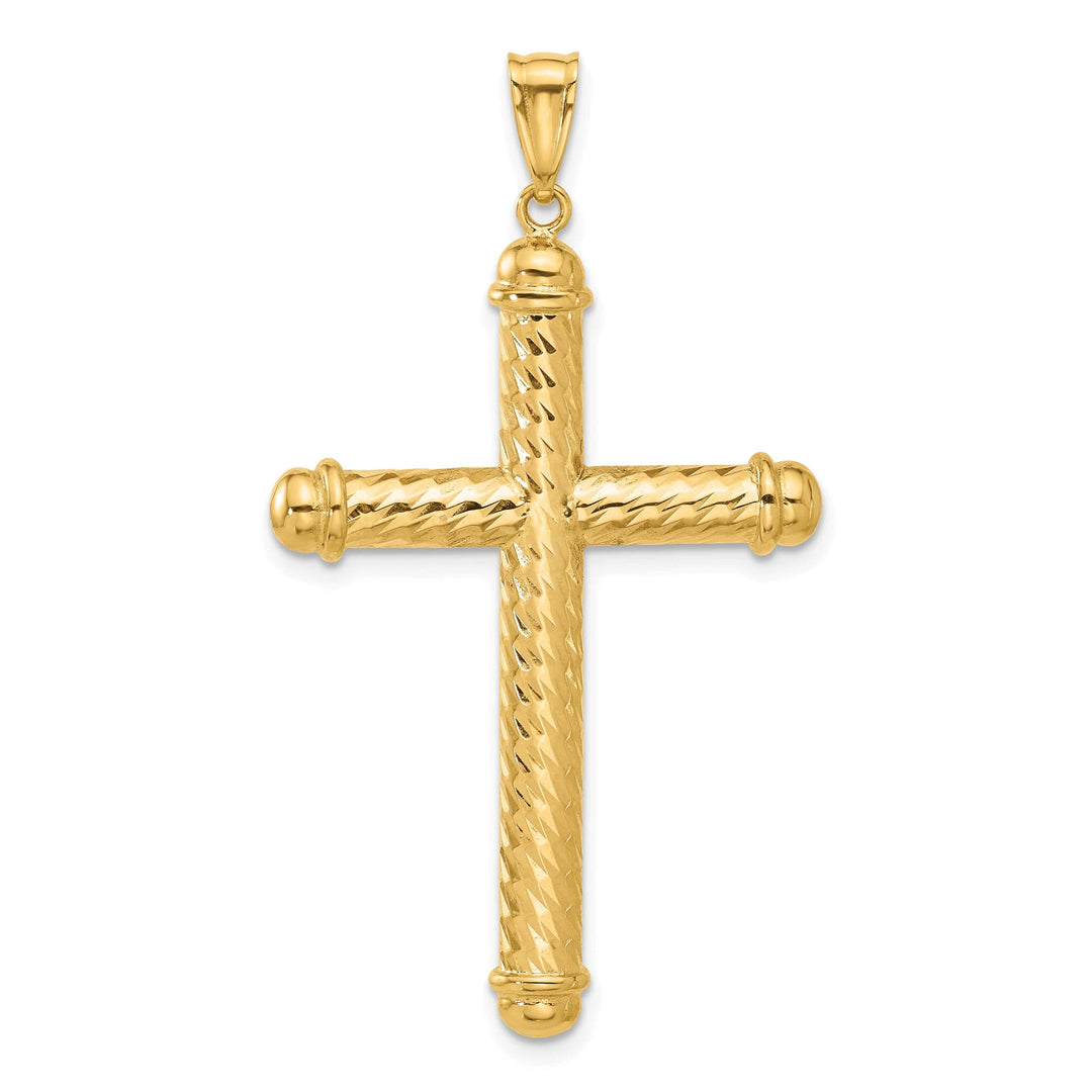 Lovely Rita's 14K Yellow Gold Classic & D.C Latin Cross Pendant