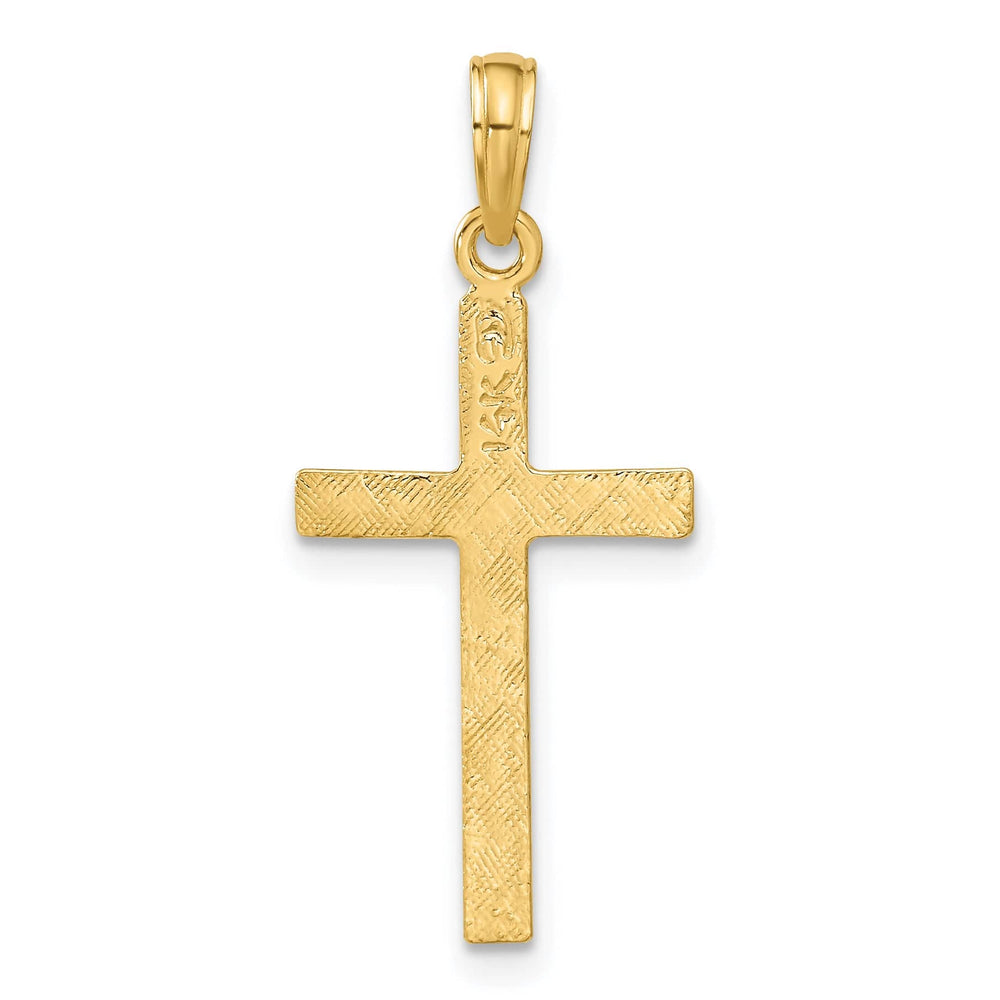 Lovely Rita's 14K Yellow Gold Classic Latin Cross Pendant