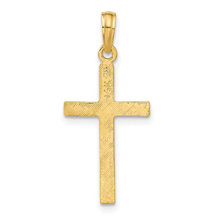 Lovely Rita's 14K Yellow Gold Classic Latin Cross Pendant