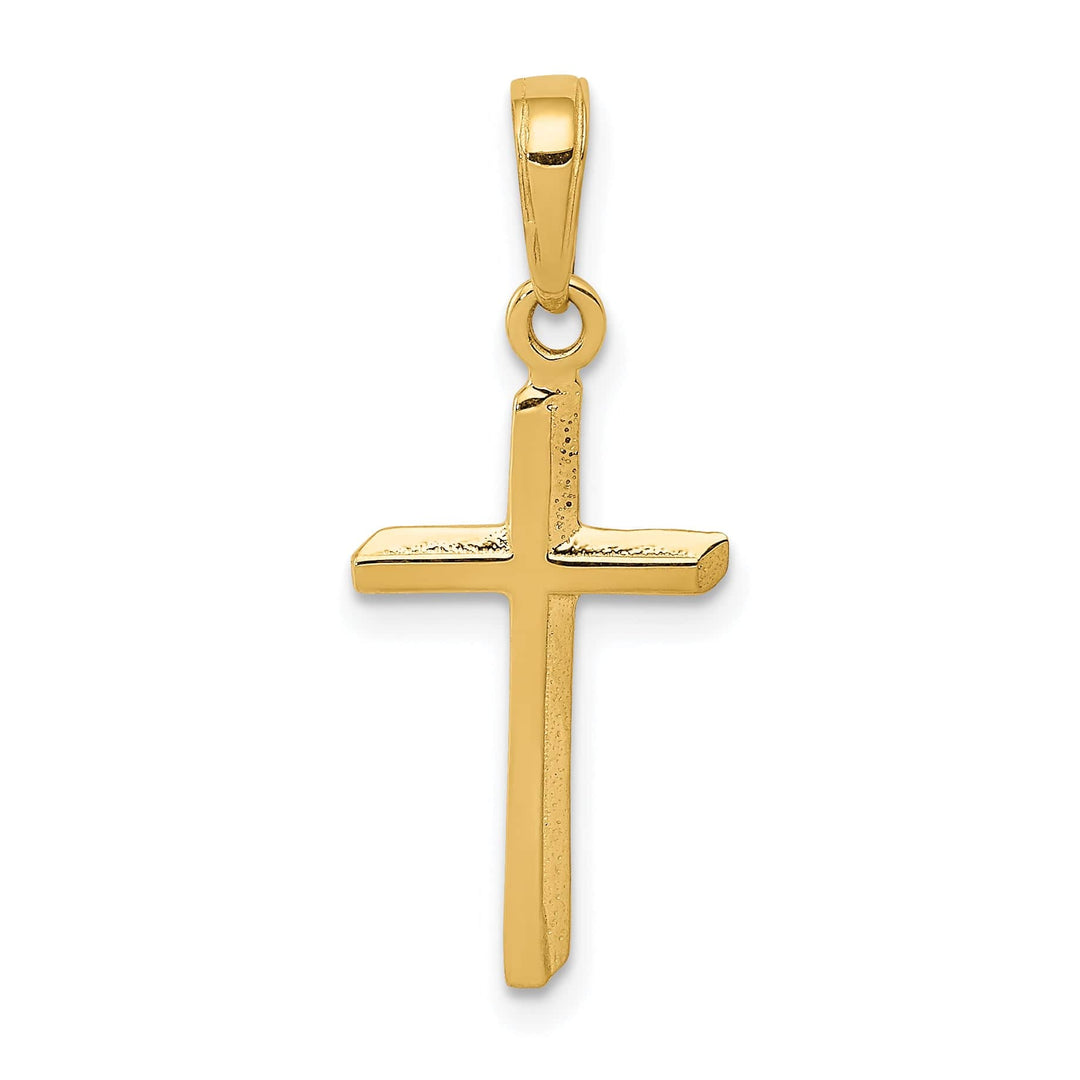 Lovely Rita's 14K Yellow Gold Classic Polished Latin Cross Pendant