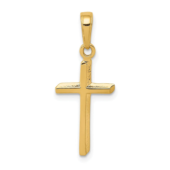Lovely Rita's 14K Yellow Gold Classic Polished Latin Cross Pendant