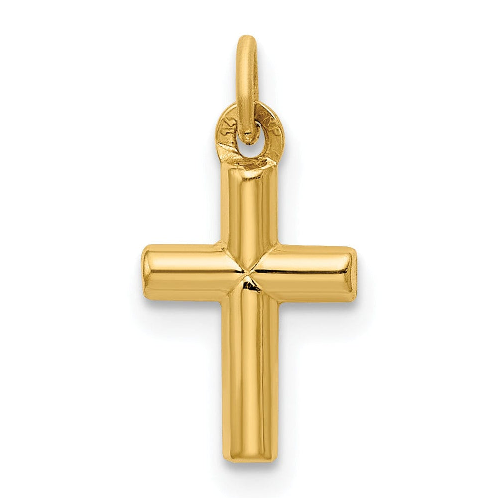 Lovely Rita's 14K Yellow Gold Classic Polished Latin Cross Pendant